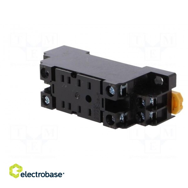 Socket | PIN: 8 | 10A | for DIN rail mounting | screw terminals фото 2