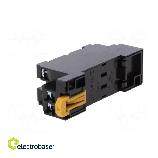 Socket | PIN: 8 | 10A | for DIN rail mounting | screw terminals фото 4