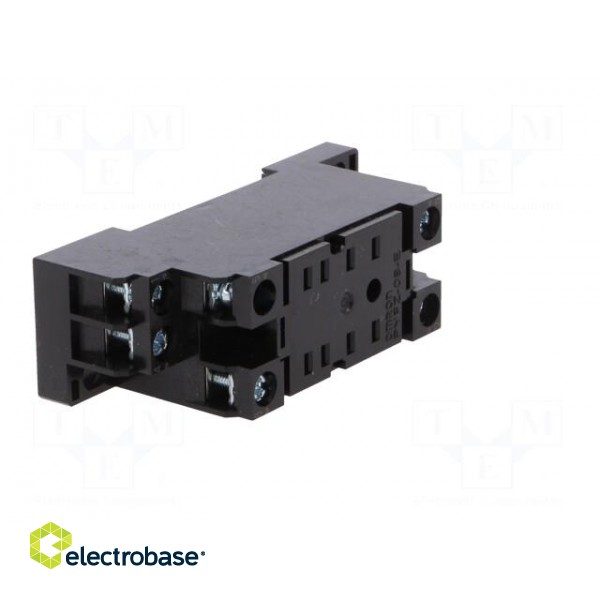 Socket | PIN: 8 | 10A | for DIN rail mounting | screw terminals фото 8