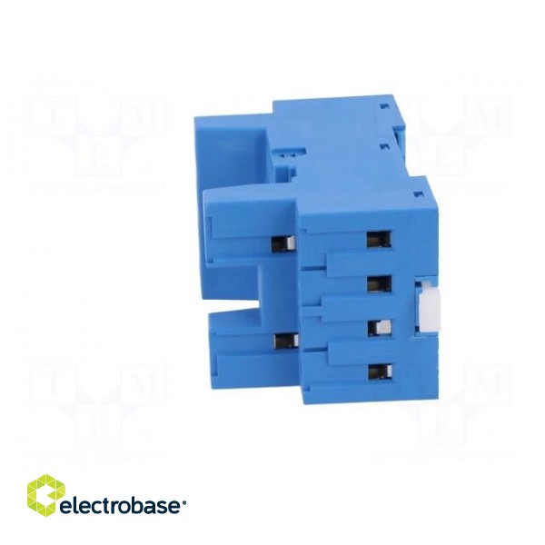 Socket | PIN: 8 | 12A | 250VAC | 096.71 | for DIN rail mounting image 3