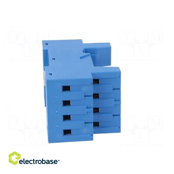 Socket | PIN: 8 | 12A | 250VAC | Mounting: DIN | Leads: screw terminals фото 7