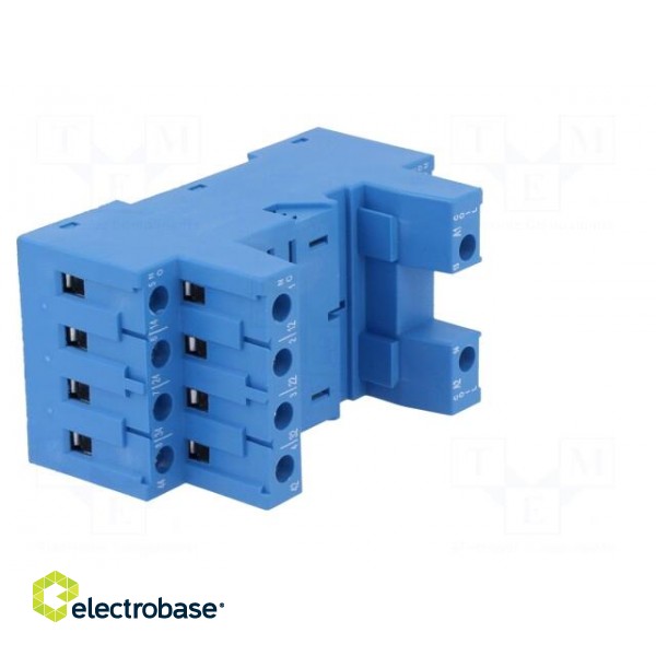 Socket | PIN: 8 | 12A | 250VAC | 096.71 | for DIN rail mounting image 8