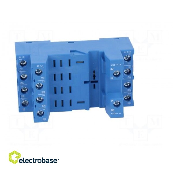 Socket | PIN: 8 | 12A | 250VAC | Mounting: DIN | Leads: screw terminals фото 9