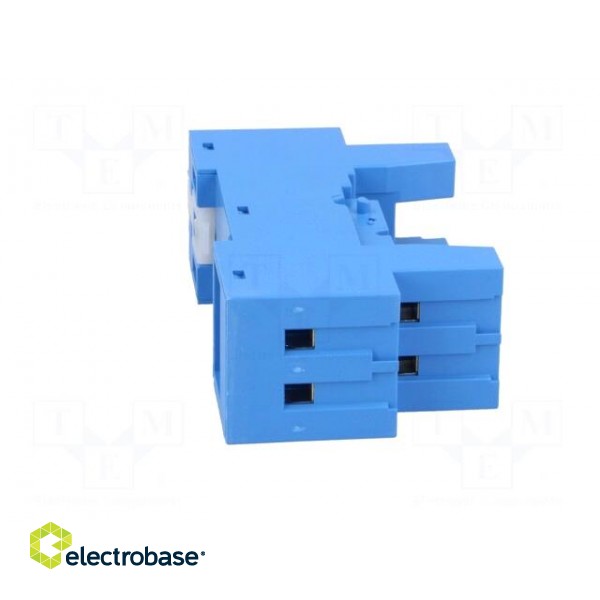 Socket | PIN: 8 | 12A | 250VAC | Mounting: DIN | Leads: screw terminals фото 7