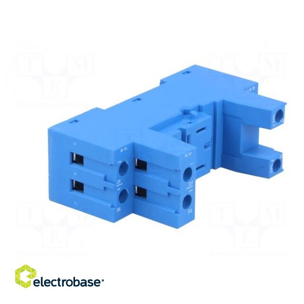 Socket | PIN: 8 | 12A | 250VAC | 56.32 | for DIN rail mounting | -40÷70°C image 8
