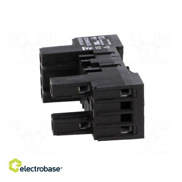 Socket | PIN: 8 | 12A | 250VAC | for DIN rail mounting | Series: PT фото 3