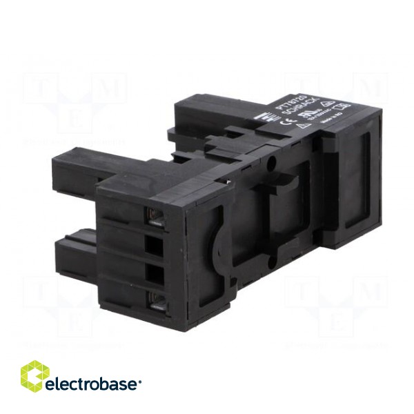 Socket | PIN: 8 | 12A | 250VAC | for DIN rail mounting | Series: PT фото 4