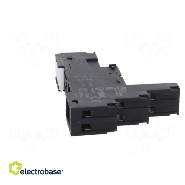 Socket | PIN: 8 | 12A | 300VAC | on panel,for DIN rail mounting image 7