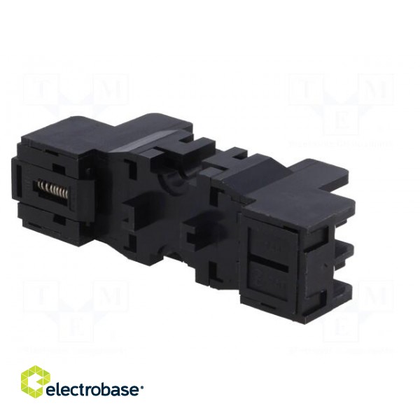 Socket | PIN: 8 | 7A | 250VAC | on panel,for DIN rail mounting image 6