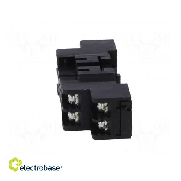 Socket | PIN: 8 | 7A | 250VAC | on panel,for DIN rail mounting image 3