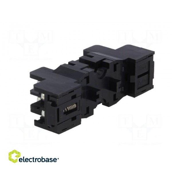 Socket | PIN: 8 | 7A | 250VAC | on panel,for DIN rail mounting image 4