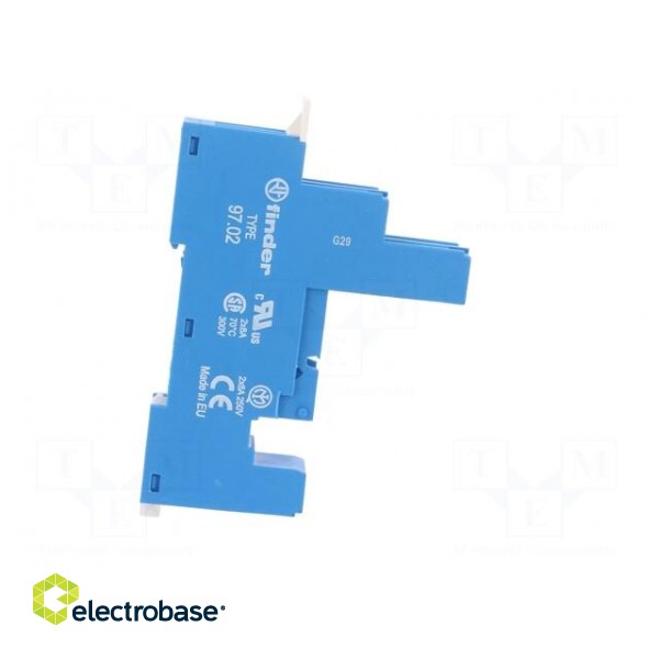 Socket | PIN: 8 | 8A | 250VAC | Mounting: DIN | Leads: screw terminals фото 7