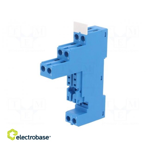 Socket | PIN: 8 | 8A | 250VAC | Mounting: DIN | Leads: screw terminals фото 1