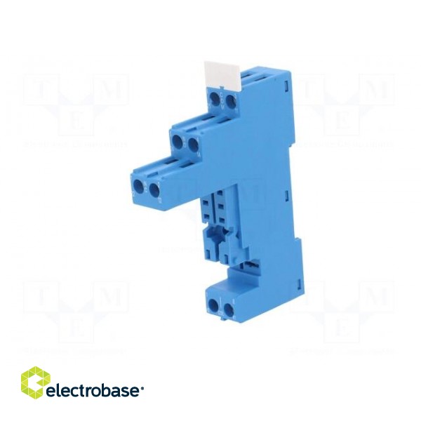 Socket | PIN: 8 | 8A | 250VAC | Mounting: DIN | Leads: screw terminals фото 2
