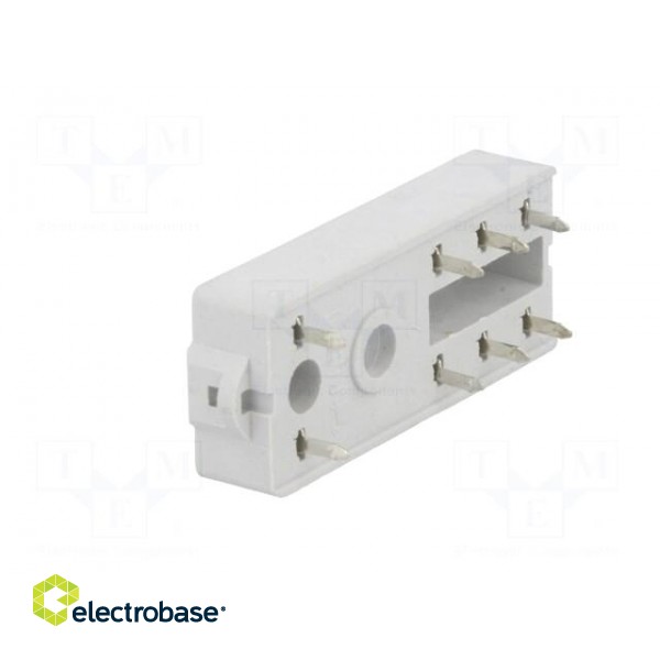 Socket | PIN: 8 | 8A | 250VAC | Application: RMB841,RMB851 | -40÷70°C фото 4