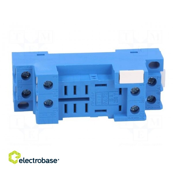 Socket | PIN: 8 | for DIN rail mounting | Series: 56.32,99.01 image 9