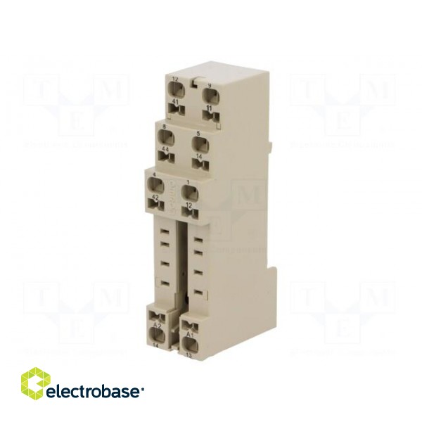 Socket | PIN: 8 | H3YN-2 | for DIN rail mounting | Series: MY2 image 1