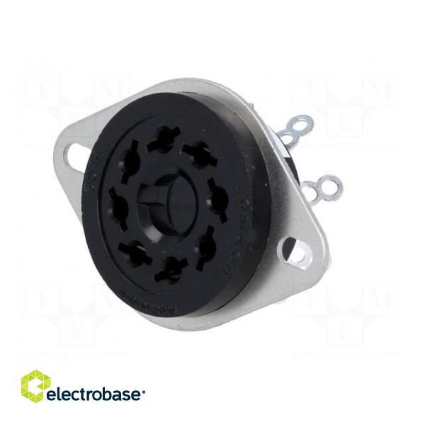 Socket | PIN: 8 | Mounting: soldered | Series: MK2 | octal image 8