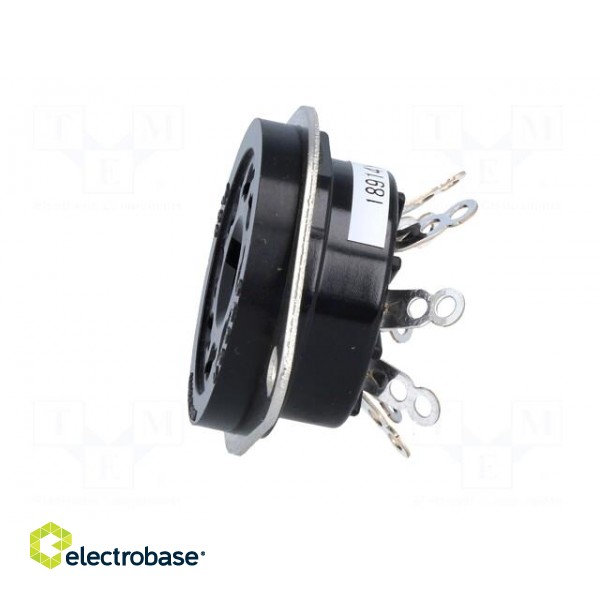 Socket | PIN: 8 | soldered | Series: MK2 | Electr.connect: round socket image 3