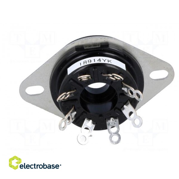 Socket | PIN: 8 | Mounting: soldered | Series: MK2 | octal image 5