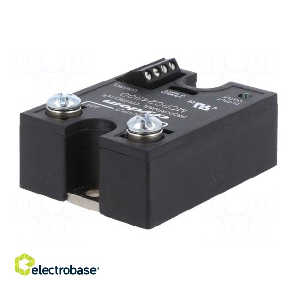 Relay: solid state | Ucntrl: 8÷32VDC | 90A | 180÷280VAC | on panel image 6