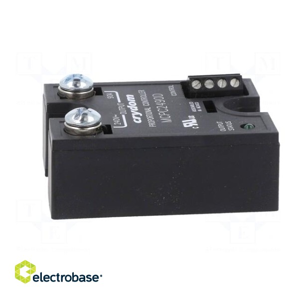 Relay: solid state | Ucntrl: 8÷32VDC | 90A | 180÷280VAC | on panel image 7