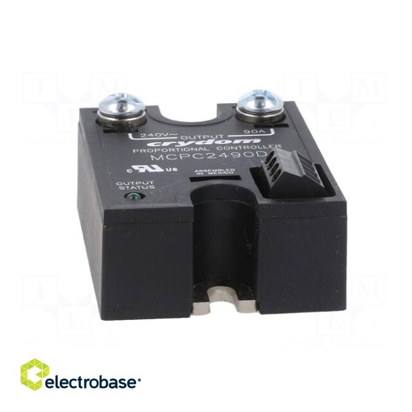 Relay: solid state | Ucntrl: 8÷32VDC | 90A | 180÷280VAC | on panel image 9