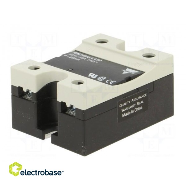 Relay: solid state | Icntrl: 4÷20mA | 50A | 90÷280VAC | -20÷70°C image 2