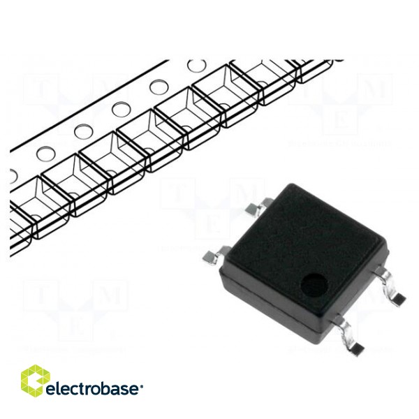 Optocoupler | SMD | Ch: 1 | OUT: transistor | 1.5kV | SOP4