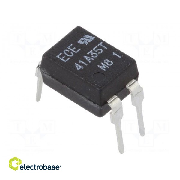 Relay: solid state | Icntrl max: 50mA | 100mA | max.350VAC | 50Ω | DIP4