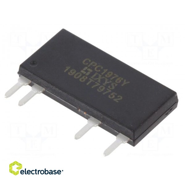 Relay: solid state | Icntrl max: 50mA | 2A | max.240VAC | THT | SIP4