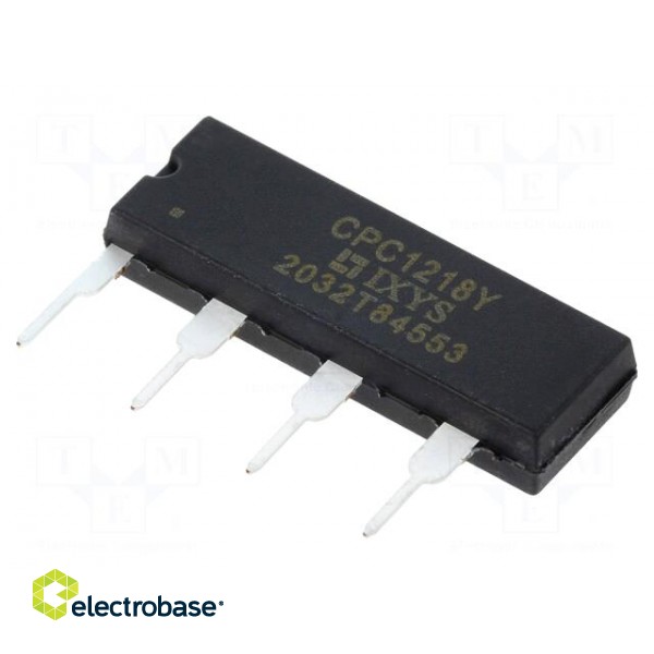 Relay: solid state | SPST-NO | 600mA | max.60VAC | max.60VDC | 1.1Ω | THT