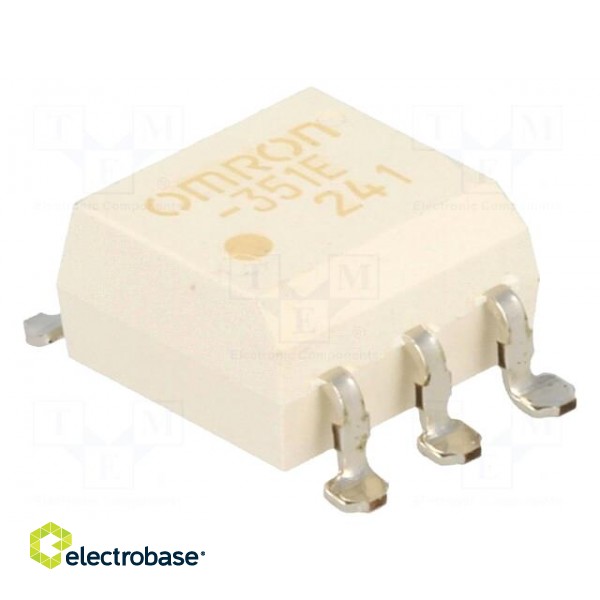 Relay: solid state | SPST-NO | Icntrl: 25mA | 120mA | max.350VAC | SMT image 1