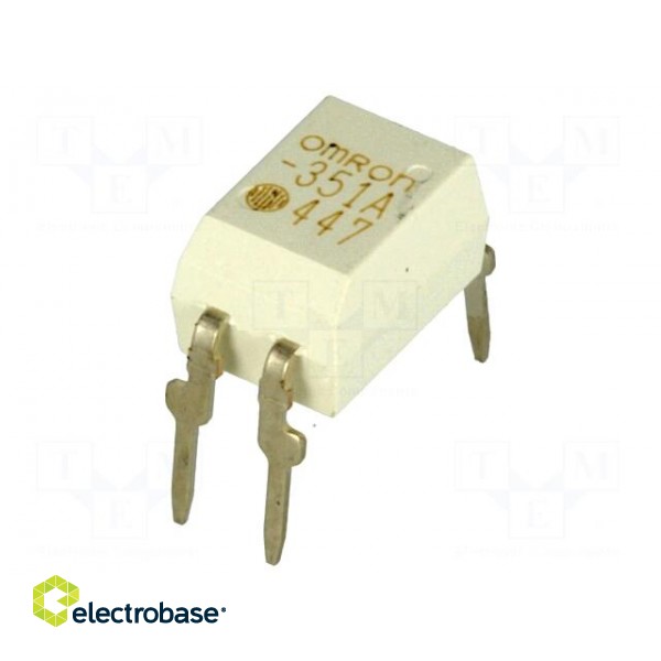 Relay: solid state | SPST-NO | Icntrl: 25mA | 120mA | max.350VAC | THT