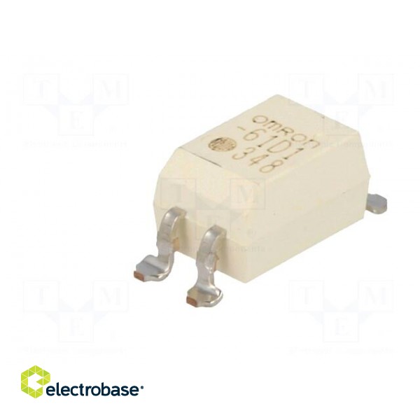 Relay: solid state | SPST-NO | Icntrl: 25mA | 500mA | max.60VAC | SMT image 2