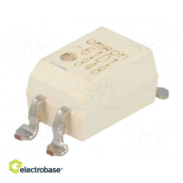 Relay: solid state | SPST-NO | Icntrl: 25mA | 500mA | max.60VAC | SMT image 1