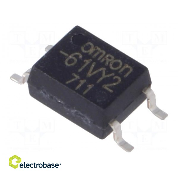 Relay: solid state | SPST-NO | Icntrl: 7.5mA | 500mA | max.60VAC | SMT