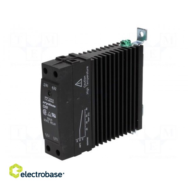 Relay: solid state | Ucntrl: 4÷32VDC | 30A | 48÷530VAC | -40÷80°C