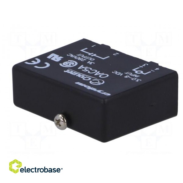 Relay: solid state | Ucntrl: 2.75÷8VDC | 3.5A | 24÷240VAC | -30÷80°C image 2