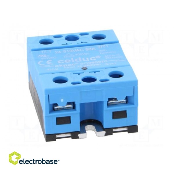 Relay: solid state | Ucntrl: 20÷265VDC | Ucntrl: 20÷265VAC | 50A | IP20 фото 9