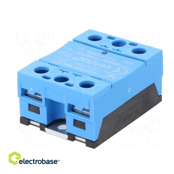Relay: solid state | Ucntrl: 20÷265VDC | Ucntrl: 20÷265VAC | 50A | IP20 image 6