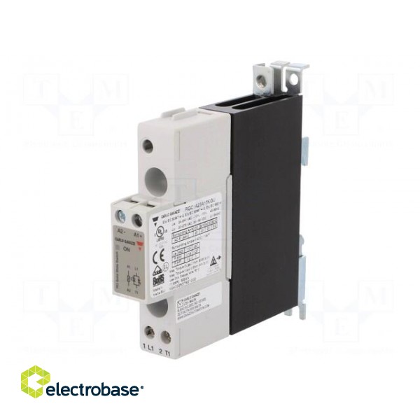 Relay: solid state | Ucntrl: 20÷275VAC | 20A | 24÷240VAC | DIN,panel image 1