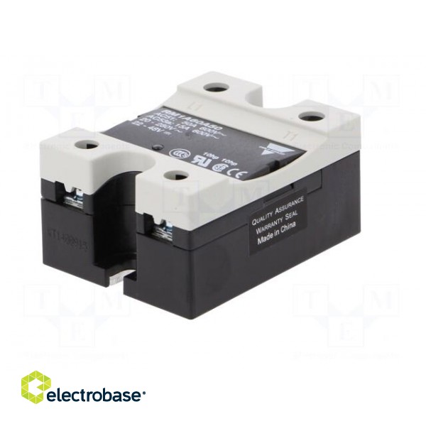 Relay: solid state | Ucntrl: 20÷280VAC | 50A | 42÷660VAC | -20÷70°C фото 2