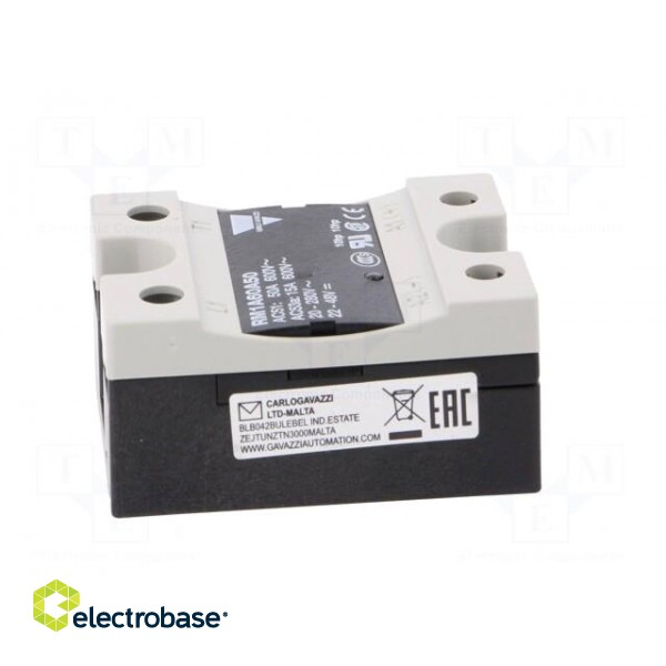 Relay: solid state | Ucntrl: 20÷280VAC | 50A | 42÷660VAC | -20÷70°C image 7