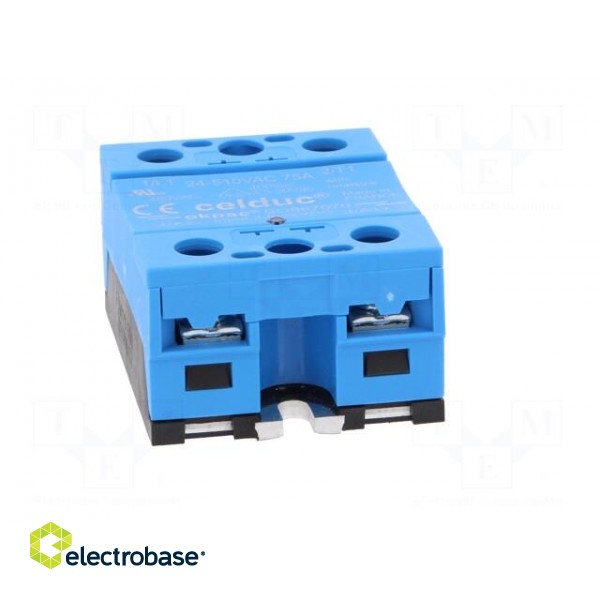 Relay: solid state | Ucntrl: 3.5÷32VDC | 75A | 24÷510VAC | -55÷100°C фото 9