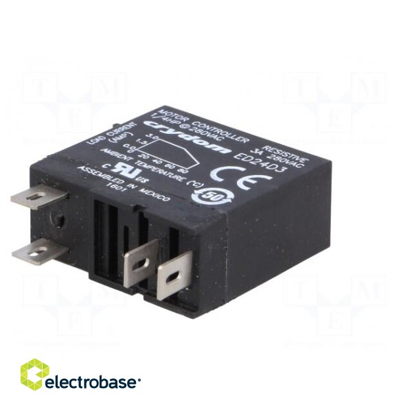 Relay: solid state | Ucntrl: 3÷15VDC | 3A | 24÷280VAC | socket image 6