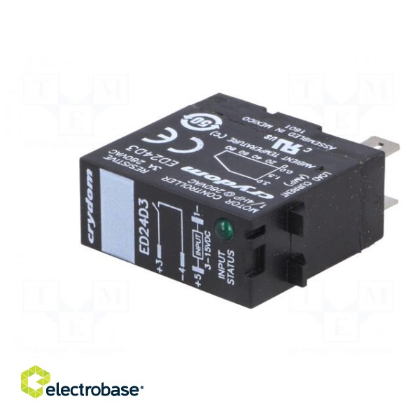 Relay: solid state | Ucntrl: 3÷15VDC | 3A | 24÷280VAC | socket image 2