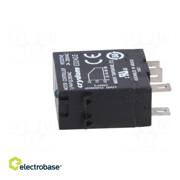 Relay: solid state | Ucntrl: 3÷15VDC | 3A | 24÷280VAC | socket image 3