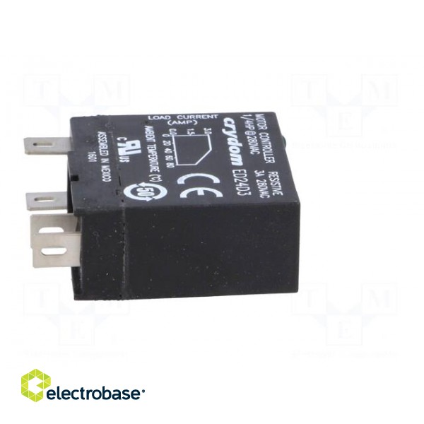 Relay: solid state | Ucntrl: 3÷15VDC | 3A | 24÷280VAC | socket image 7