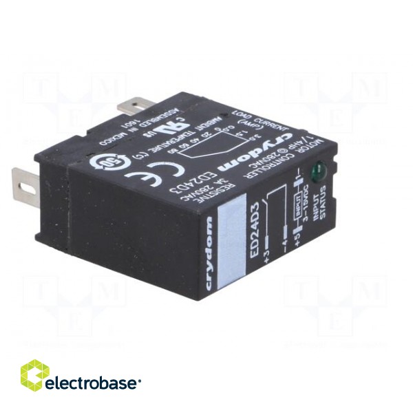 Relay: solid state | Ucntrl: 3÷15VDC | 3A | 24÷280VAC | socket image 8